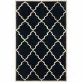 Safavieh 5 Ft. x 8 Ft. Medium Rectangle- Contemporary Chatham Dark Blue Hand Tufted Rug CHT940J-5